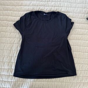 Athleta Black Short Sleeve Tee